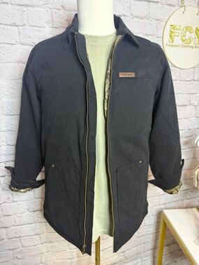 YeeYee Men's Black Military Field Jacket